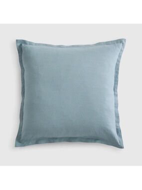NWOT QUINCE European Linen Euro Sham Dusty Blue 7782